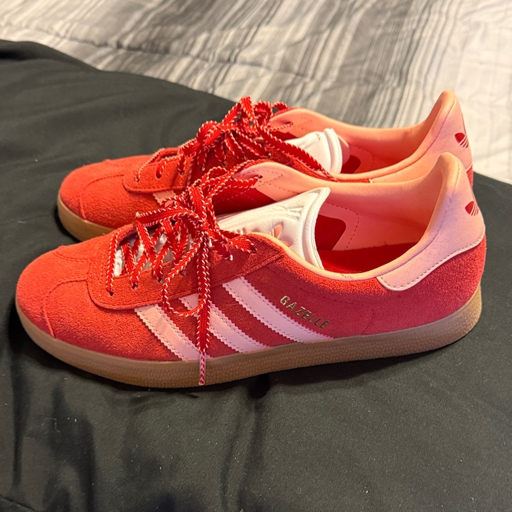 Adidas Gazelle Women's Red and Pink Sneakers